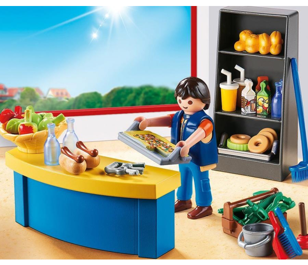 PLAYMOBIL Woźny w sklepiku - 467424 - zdjęcie 2
